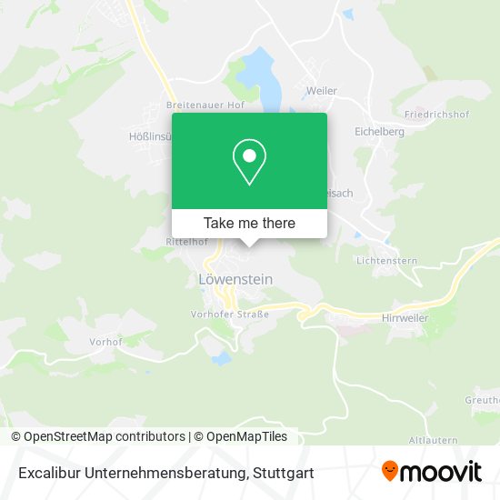 Карта Excalibur Unternehmensberatung