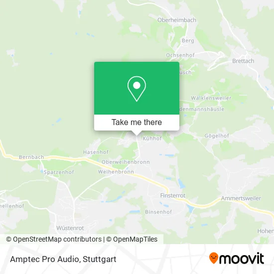 Amptec Pro Audio map