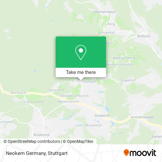 Neokem Germany map