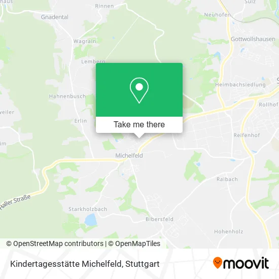 Карта Kindertagesstätte Michelfeld
