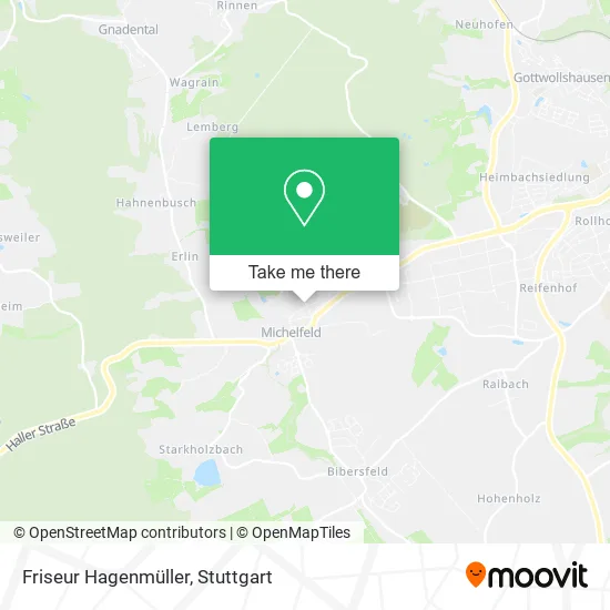 Карта Friseur Hagenmüller