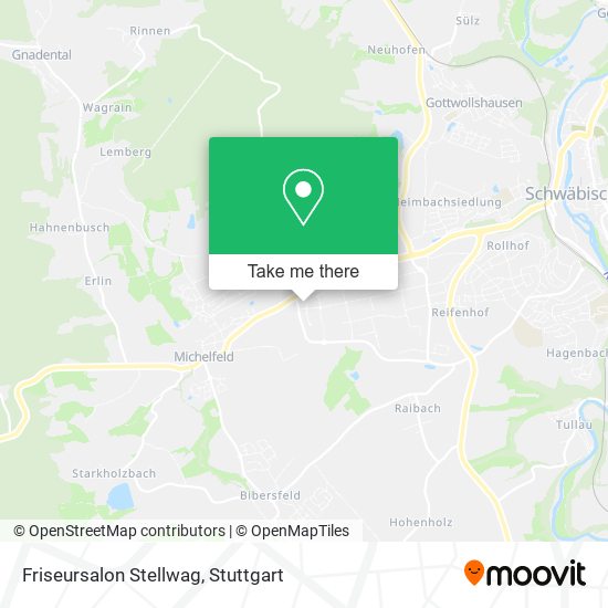 Friseursalon Stellwag map