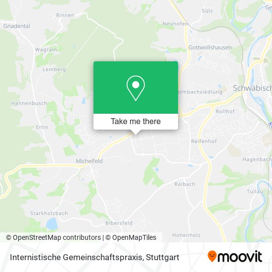 Internistische Gemeinschaftspraxis map