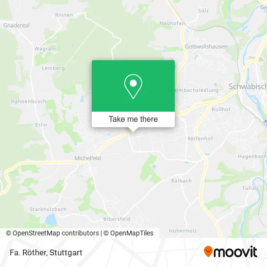 Карта Fa. Röther