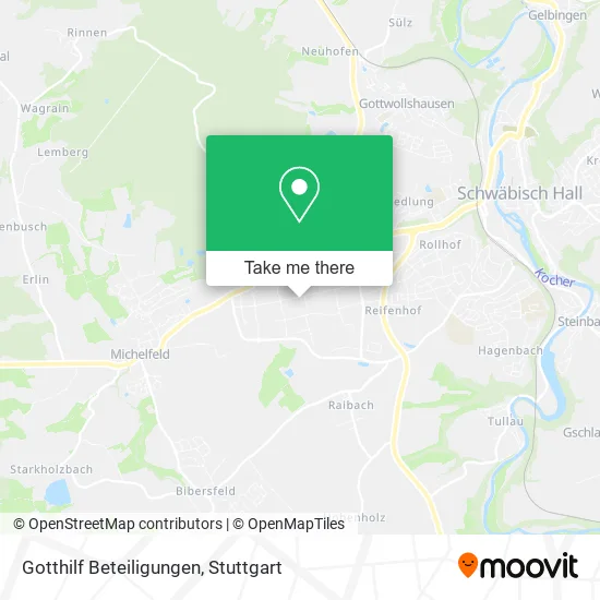 Карта Gotthilf Beteiligungen