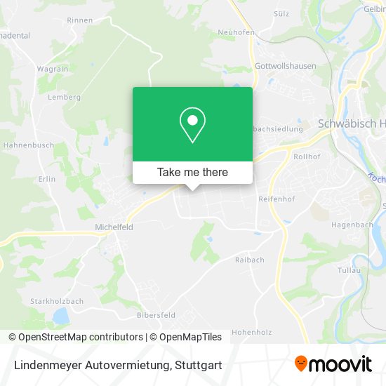 Lindenmeyer Autovermietung map