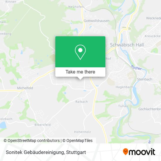 Sonitek Gebäudereinigung map