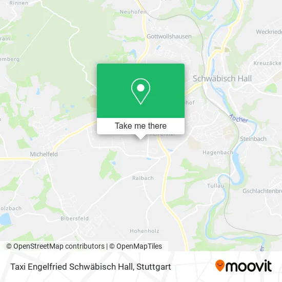 Карта Taxi Engelfried Schwäbisch Hall