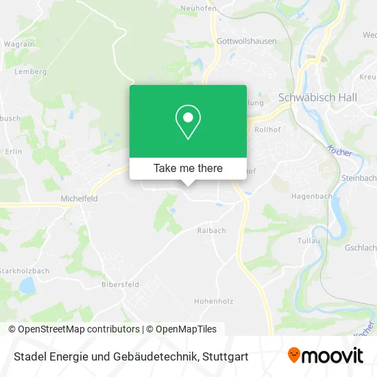 Карта Stadel Energie und Gebäudetechnik