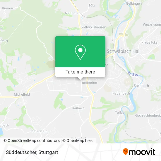 Карта Süddeutscher