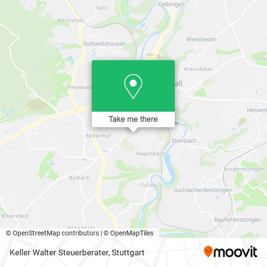 Keller Walter Steuerberater map