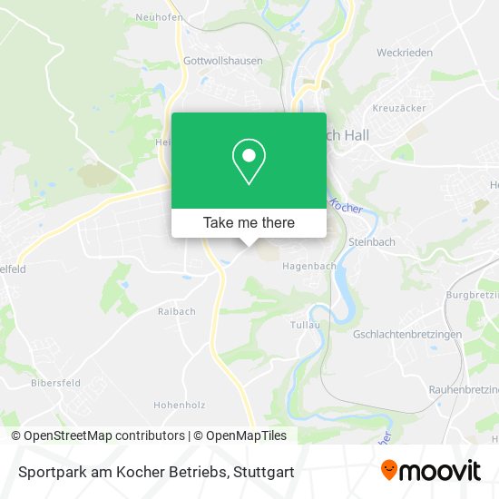 Sportpark am Kocher Betriebs map