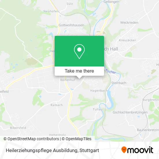 Карта Heilerziehungspflege Ausbildung