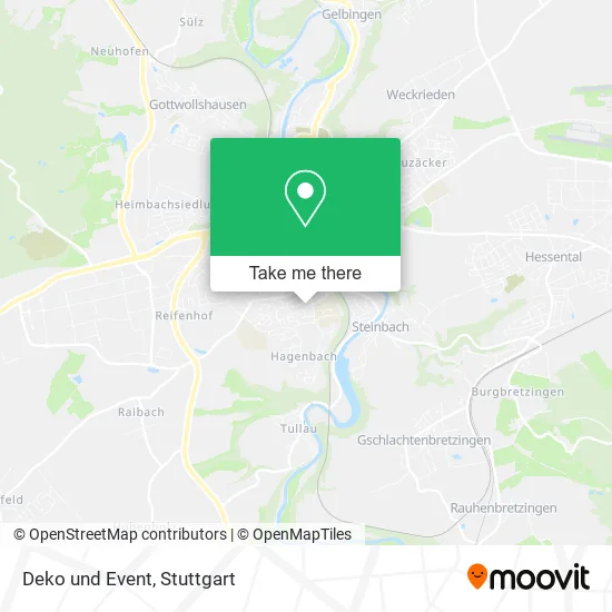 Карта Deko und Event