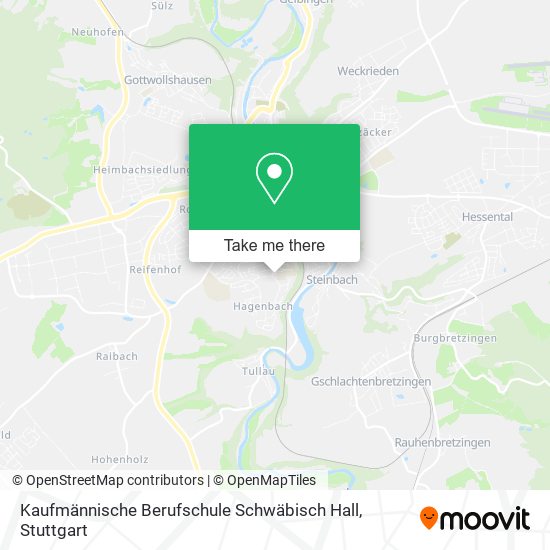 Kaufmännische Berufschule Schwäbisch Hall map