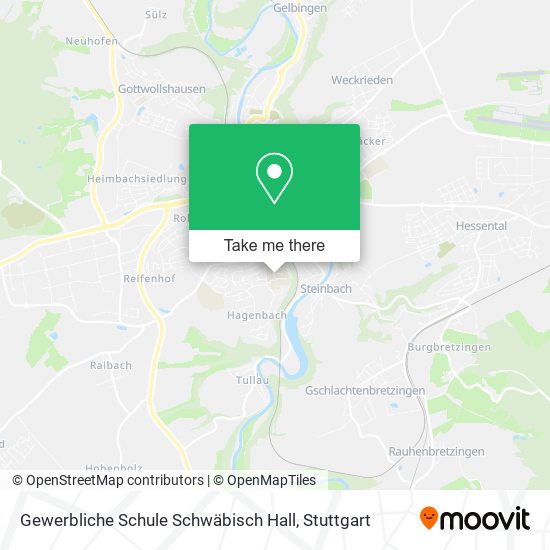 Gewerbliche Schule Schwäbisch Hall map