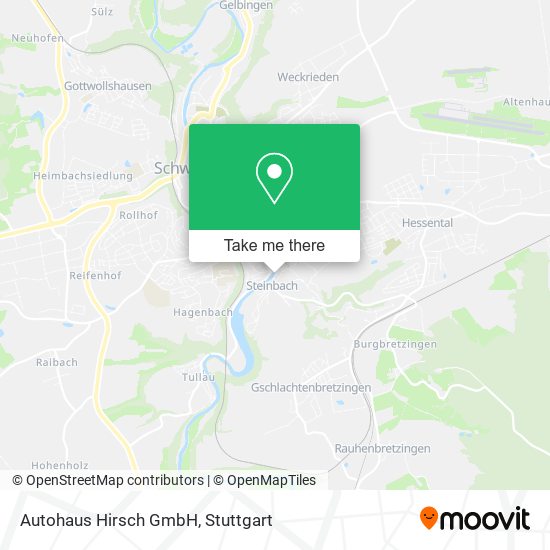 Autohaus Hirsch GmbH map