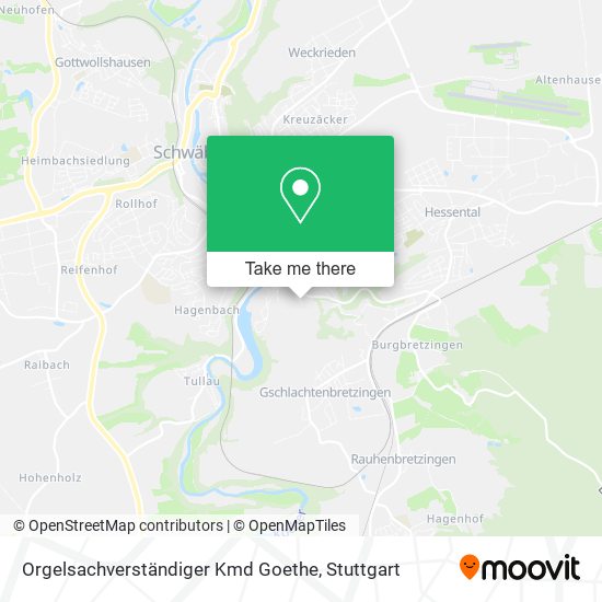 Карта Orgelsachverständiger Kmd Goethe