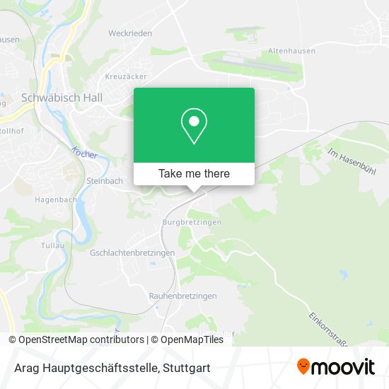 Arag Hauptgeschäftsstelle map