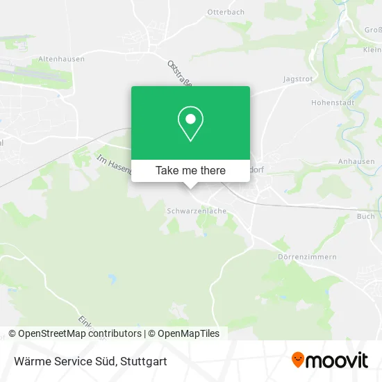Карта Wärme Service Süd