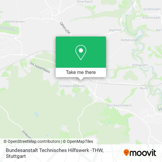 Карта Bundesanstalt Technisches Hilfswerk -THW