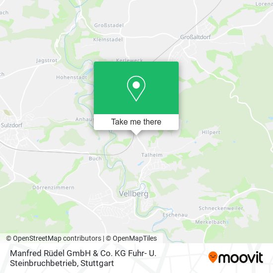 Manfred Rüdel GmbH & Co. KG Fuhr- U. Steinbruchbetrieb map