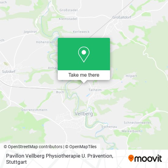 Pavillon Vellberg Physiotherapie U. Prävention map