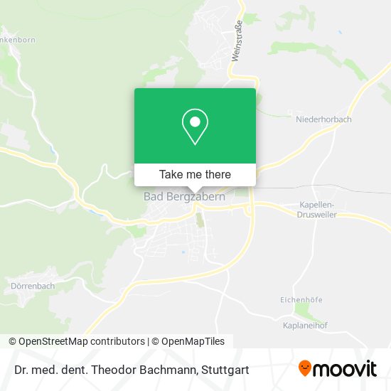 Dr. med. dent. Theodor Bachmann map