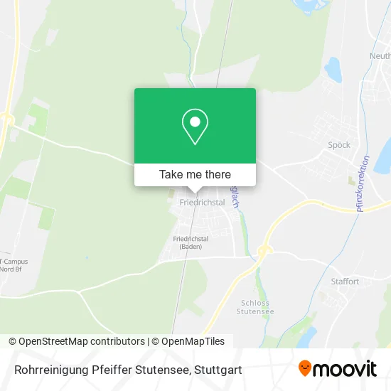 Карта Rohrreinigung Pfeiffer Stutensee