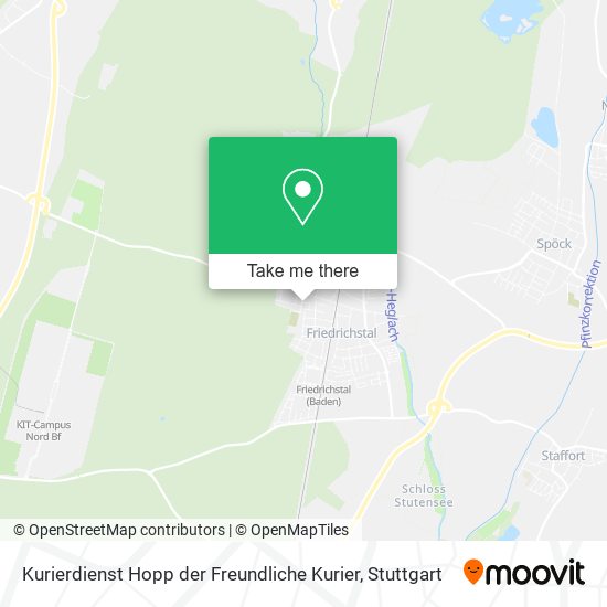 Kurierdienst Hopp der Freundliche Kurier map