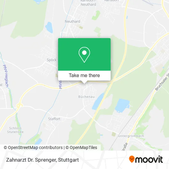 Карта Zahnarzt Dr. Sprenger