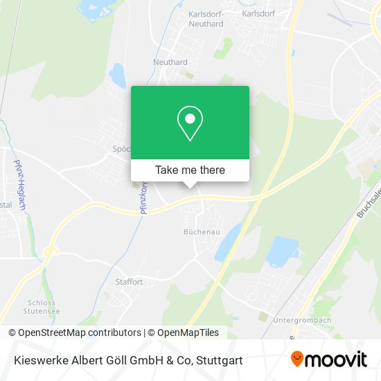 Kieswerke Albert Göll GmbH & Co map