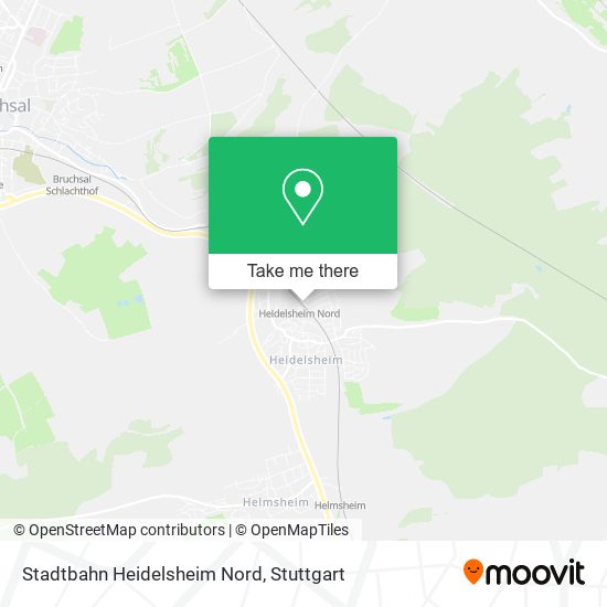 Stadtbahn Heidelsheim Nord map