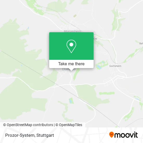 Карта Prozor-System