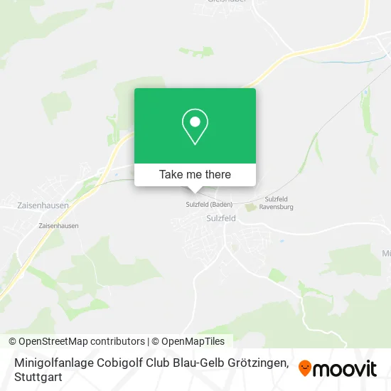 Карта Minigolfanlage Cobigolf Club Blau-Gelb Grötzingen