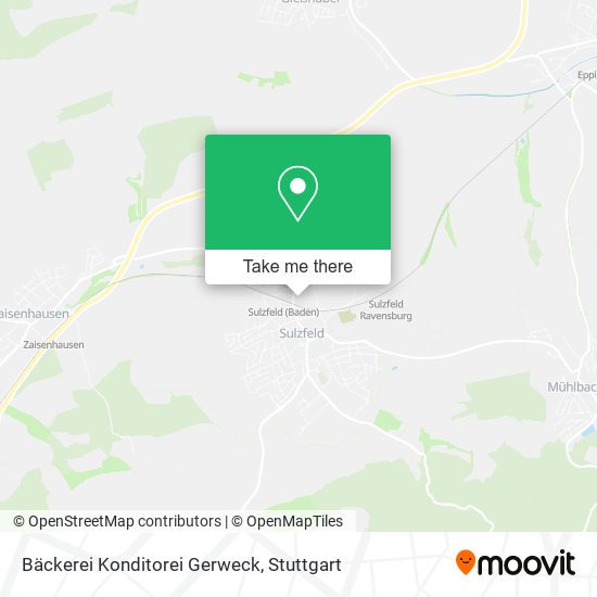 Bäckerei Konditorei Gerweck map
