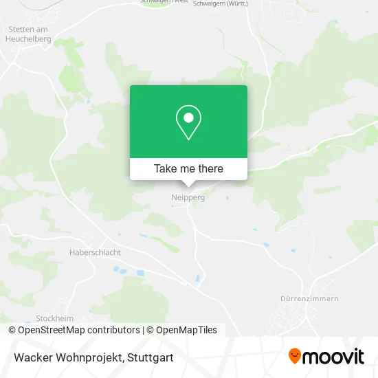 Карта Wacker Wohnprojekt