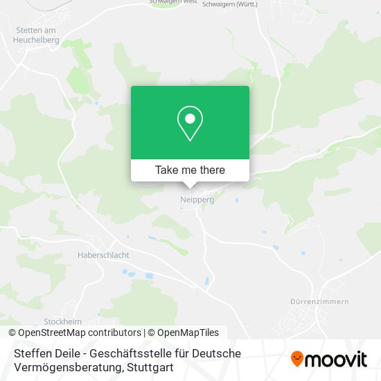 Steffen Deile - Geschäftsstelle für Deutsche Vermögensberatung map