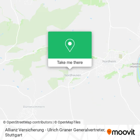 Карта Allianz Versicherung - Ulrich Graner Generalvertreter