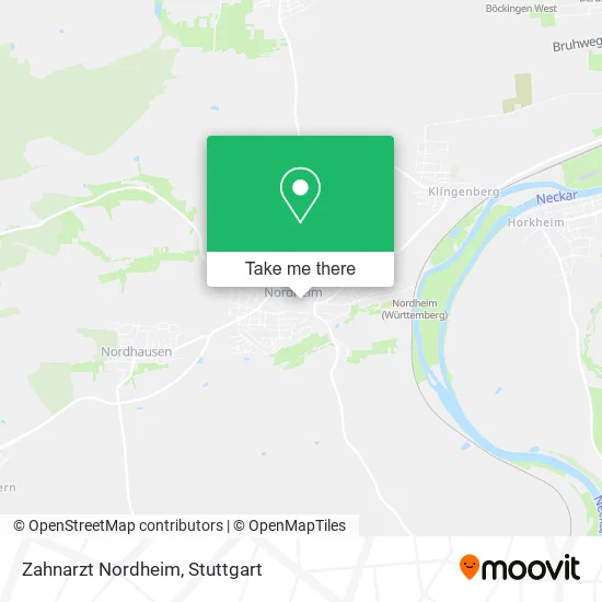 Карта Zahnarzt Nordheim