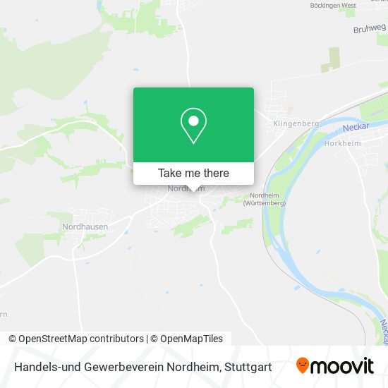 Handels-und Gewerbeverein Nordheim map