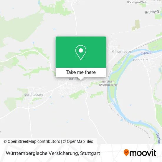 Карта Württembergische Versicherung