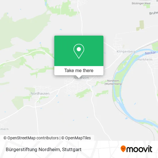 Карта Bürgerstiftung Nordheim