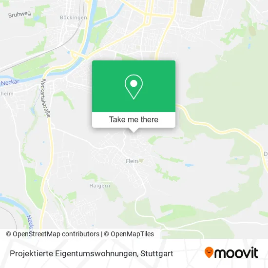 Карта Projektierte Eigentumswohnungen