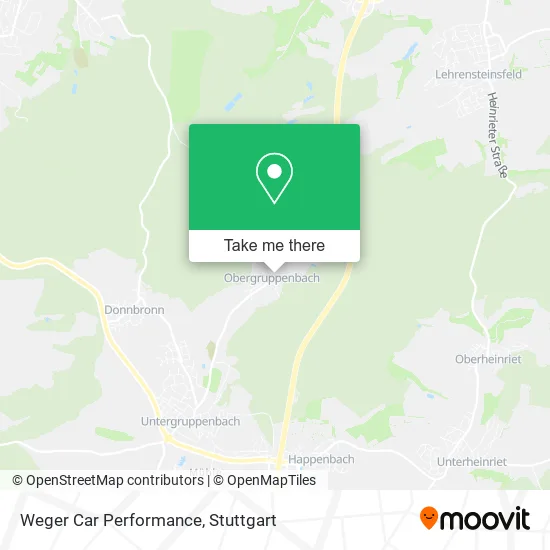 Карта Weger Car Performance