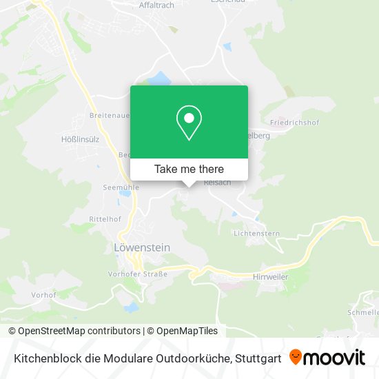 Kitchenblock die Modulare Outdoorküche map