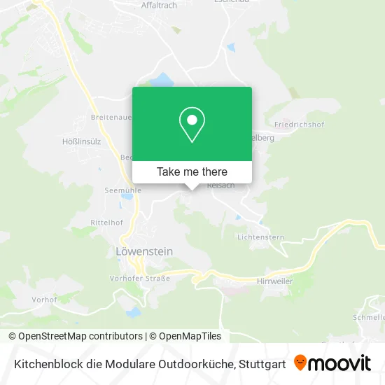 Kitchenblock die Modulare Outdoorküche map