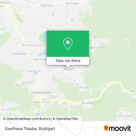 Карта Gasthaus Traube