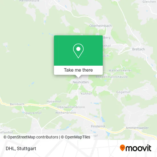 Карта DHL