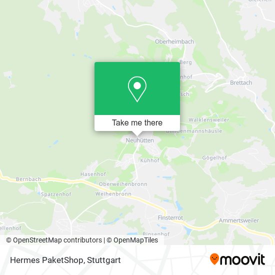 Карта Hermes PaketShop
